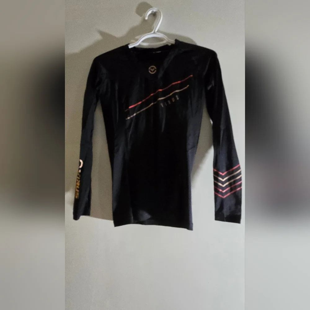 Virus Black Rashguard with Subtle Design - Picture 1 of 3